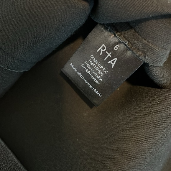 RtA Electra Off-the-Shoulder Stretch-Leather Mini Dress
(6) - Picture 5 of 8